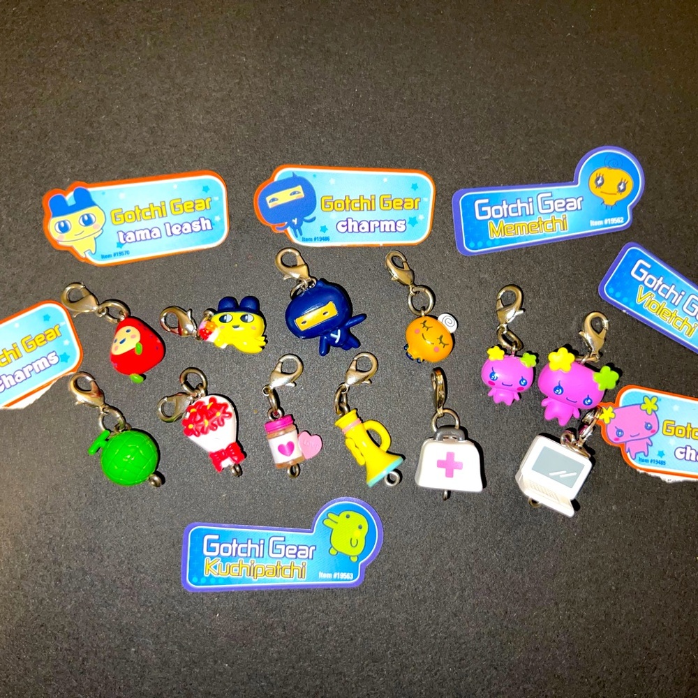 Vintage tamagotchi gotcha charms set of 12 for $60 or individually for $8 each